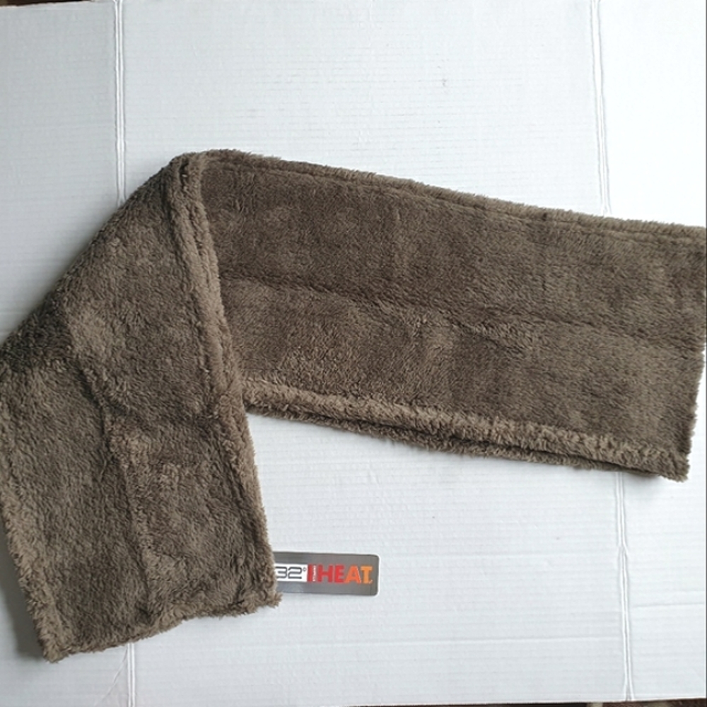 32° Degrees Faux Double Sided Plush Sherpa Infinity Warm Winter Long Scarf OS - Picture 4 of 15